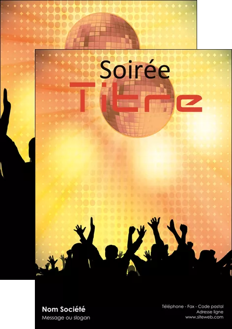 faire flyers discotheque et night club son casque baffle MLGI15969