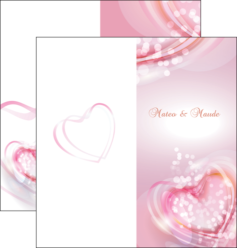 personnaliser maquette depliant 2 volets  4 pages  abstract background beautiful MIFLU16413