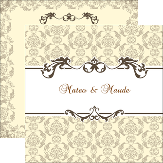 imprimer flyers part de mariage floral gris carte de mariage en fleur MIFLU16567