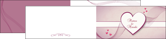 creer modele en ligne depliant 2 volets  4 pages  coeur mariage alliance MLGI17477