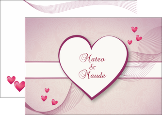 exemple flyers coeur mariage alliance MLGI17479