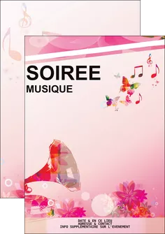 impression affiche discotheque et night club soiree musique musical MLGI17559