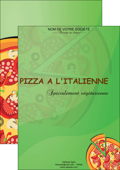 imprimer affiche pizzeria et restaurant italien pizza portions de pizza plateau de pizza MIFCH18301