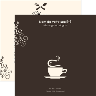 creation graphique en ligne flyers bar et cafe et pub cafeteria salon de the buvette MLGI18731