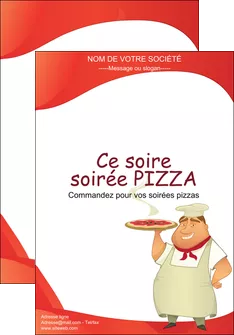 maquette en ligne a personnaliser affiche pizzeria et restaurant italien pizza pizzeria restaurant pizza MLGI18769