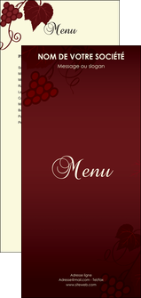 imprimer flyers vin commerce et producteur vin vigne vignoble MLIGLU18817
