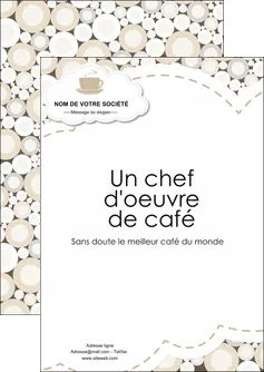 exemple flyers bar et cafe et pub salon de the buvette brasserie MLGI18841