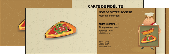 faire carte de visite sandwicherie et fast food pizza portions de pizza plateau de pizza MIFLU18893