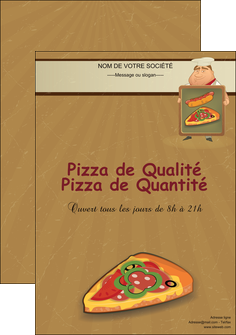 faire affiche sandwicherie et fast food pizza portions de pizza plateau de pizza MIS18905