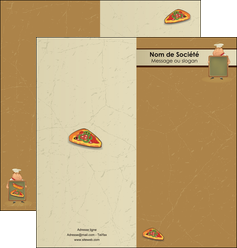 modele en ligne depliant 2 volets  4 pages  sandwicherie et fast food pizza portions de pizza plateau de pizza MIDLU18909