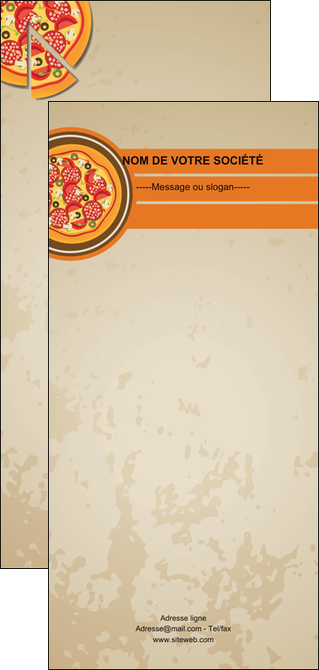 modele en ligne flyers pizza portions de pizza plateau de pizza MIFCH18997