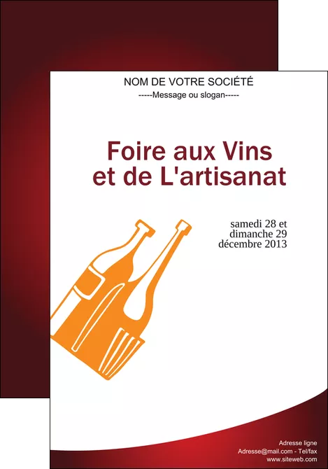 cree affiche vin commerce et producteur magasin de vin cave a vin producteur de vin MLIGLU19019