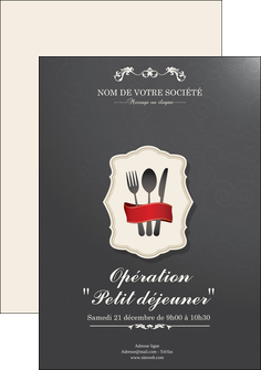 modele affiche restaurant restaurant restauration restaurateur MIDLU19063