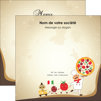 exemple flyers pizzeria et restaurant italien pizza pizzeria pizzaiolo MIS19263