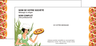 creer modele en ligne carte de correspondance pizzeria et restaurant italien pizza portions de pizza plateau de pizza MIFBE19333