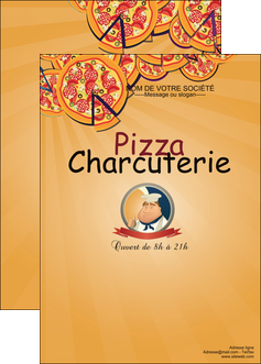 creation graphique en ligne affiche pizzeria et restaurant italien pizza portions de pizza plateau de pizza MLGI19363