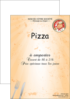 cree affiche pizzeria et restaurant italien pizza plateau plateau de pizza MIFCH19389