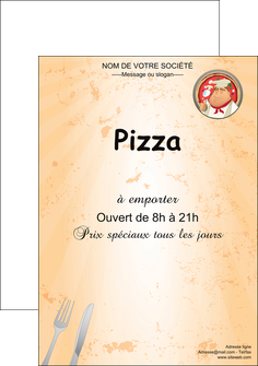 faire modele a imprimer affiche pizzeria et restaurant italien pizza plateau plateau de pizza MFLUOO19391