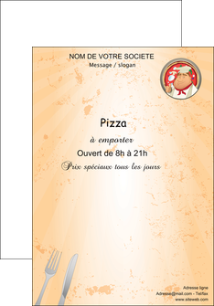 imprimer affiche pizzeria et restaurant italien pizza plateau plateau de pizza MMIF19409
