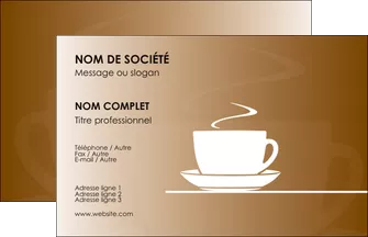 realiser carte de visite bar et cafe et pub cafe salon de the cafeteria MLGI19535