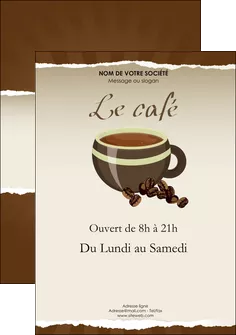 creer modele en ligne flyers bar et cafe et pub cafe salon de the cafe chaud MLGI19627