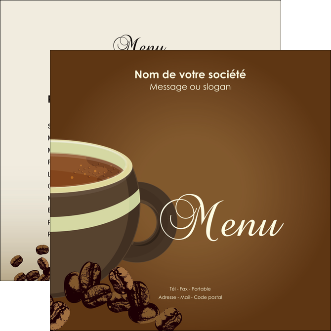 creation graphique en ligne flyers bar et cafe et pub cafe salon de the cafe chaud MLGI19629