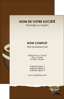 exemple carte de visite bar et cafe et pub cafe salon de the cafe chaud MLGI19631