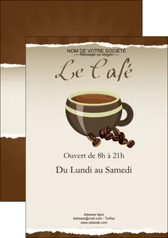 creer modele en ligne flyers bar et cafe et pub cafe salon de the cafe chaud MLGI19639