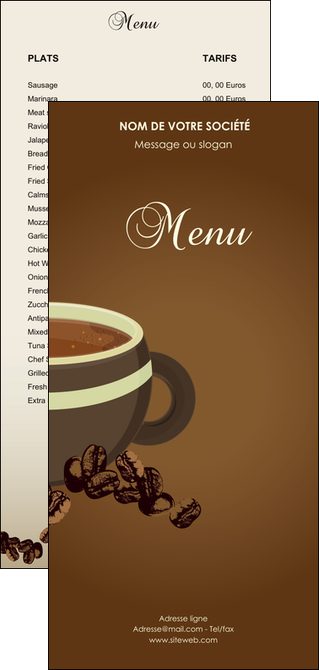faire flyers bar et cafe et pub cafe salon de the cafe chaud MLGI19645
