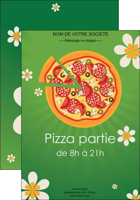 faire modele a imprimer affiche pizzeria et restaurant italien pizza pizzeria pizzaiolo MLGI19739