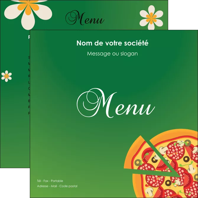 exemple flyers pizzeria et restaurant italien pizza pizzeria pizzaiolo MID19749