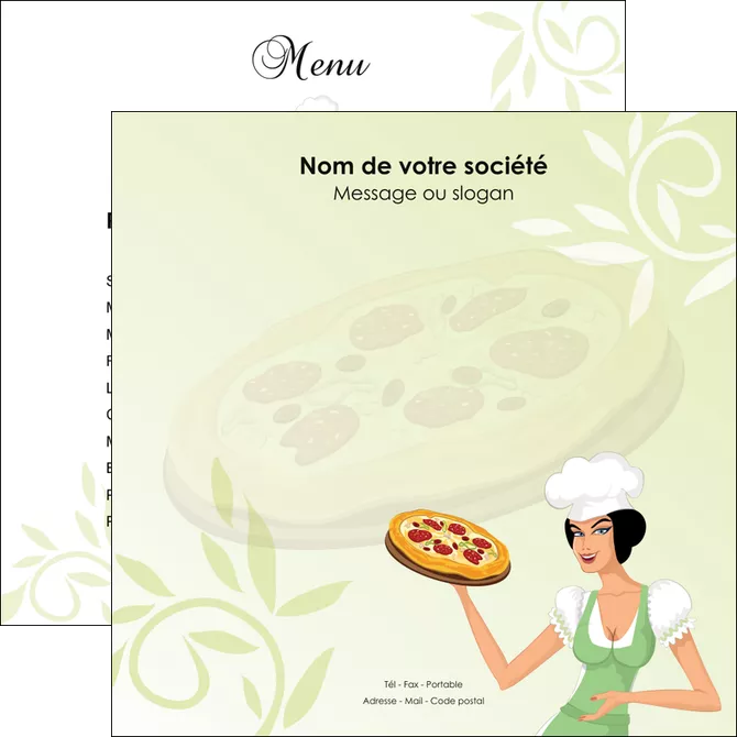 faire flyers pizzeria et restaurant italien pizza plateau plateau de pizza MIFLU19767