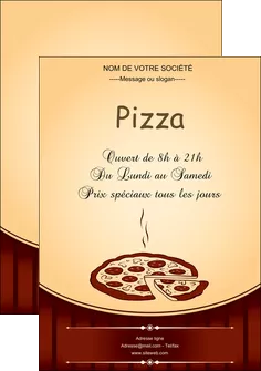 personnaliser maquette affiche pizzeria et restaurant italien pizza pizzeria restaurant de pizza MLGI19999