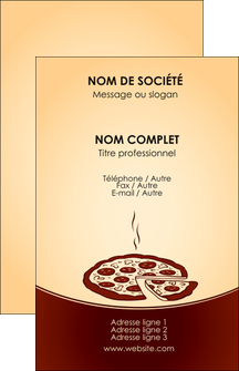 creer modele en ligne carte de visite pizzeria et restaurant italien pizza pizzeria restaurant de pizza MLGI20007
