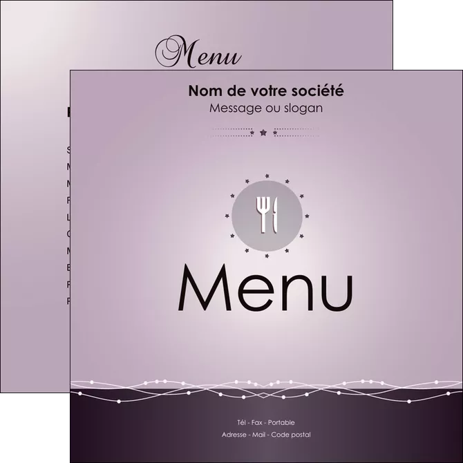 impression flyers restaurant restaurant restauration restaurateur MLGI20149