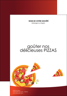 imprimerie flyers pizzeria et restaurant italien pizza pizzeria service pizza MLGI20385