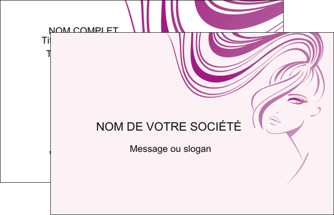 maquette en ligne a personnaliser carte de visite institut de beaute cheveux soin des cheveux coiffure MLGI20451