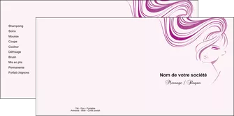 creation graphique en ligne depliant 2 volets  4 pages  institut de beaute cheveux soin des cheveux coiffure MLGI20457