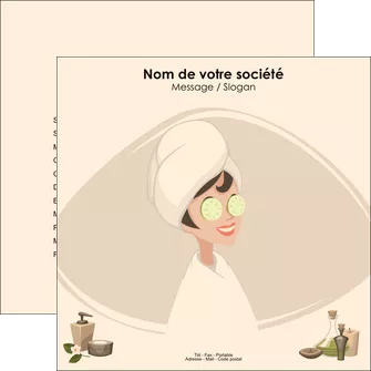 personnaliser modele de flyers institut de beaute beaute esthetique salon de beaute MLGI20645