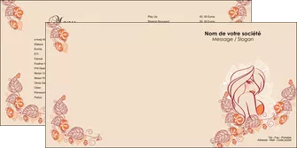 imprimerie depliant 2 volets  4 pages  institut de beaute beaute cheveux salon de coiffure MLGI20655