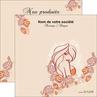 personnaliser maquette flyers institut de beaute beaute cheveux salon de coiffure MLGI20663