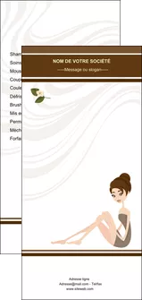 realiser flyers institut de beaute beaute esthetique institut de bien etre MLGI20691