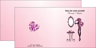 impression depliant 2 volets  4 pages  cosmetique beaute salon de beaute institut de beaute MLGI20995