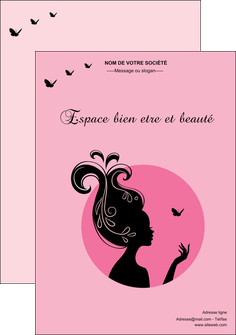 exemple flyers cosmetique coiffure coiffeur coiffeuse MIF21163