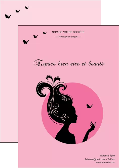 creer modele en ligne affiche cosmetique coiffure coiffeur coiffeuse MLGI21165