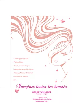 maquette en ligne a personnaliser affiche institut de beaute coiffure coiffeur coiffeuse MLGI21239