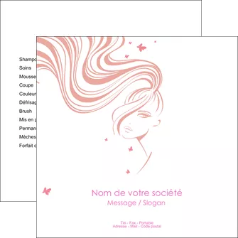 realiser flyers institut de beaute coiffure coiffeur coiffeuse MLGI21253