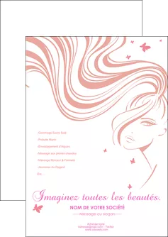 personnaliser modele de flyers institut de beaute coiffure coiffeur coiffeuse MLGI21255