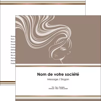 imprimer flyers institut de beaute beaute coiffure soin MLGI21441