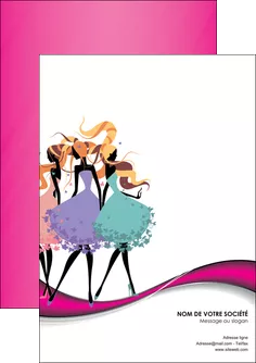 exemple flyers institut de beaute robe salon de mode boutique de mode MLGI22039